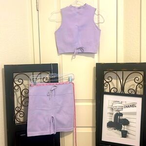 Amazon Lavender work out outfit